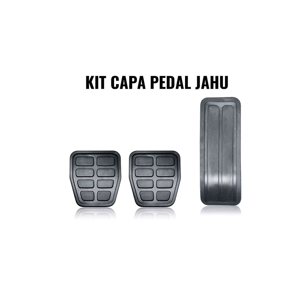 Kit Capa Pedal Borracha Gol Voyage Parati Saveiro Passat G1 G2 G3 G4 G5 G6 Jahu em Oferta na Shopee