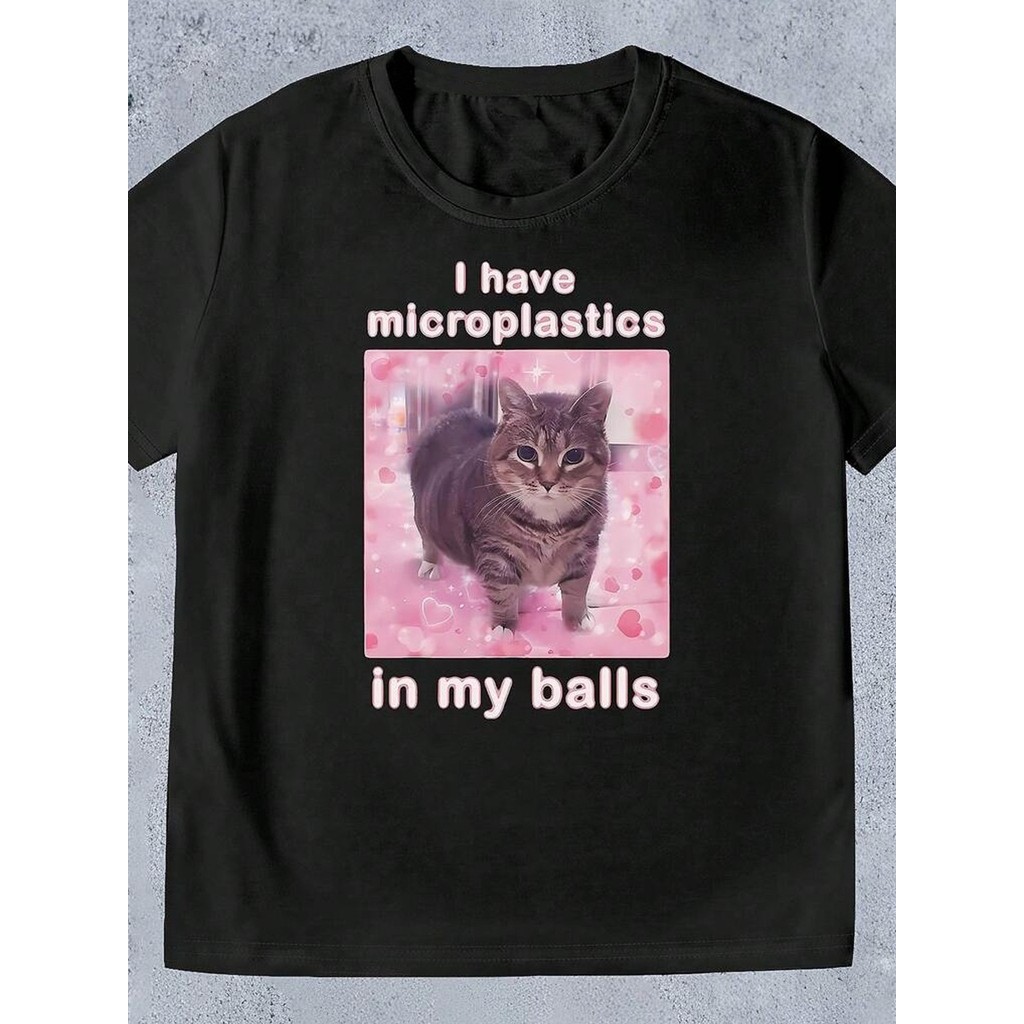 Camiseta Feminina Cherry Beans Cereja Gato Desenho Engraçado Estampa Confortável Divertida Fofa Casual