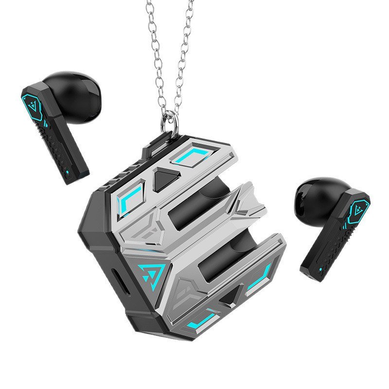    Fone de Ouvido Bluetooth Sem Fio X39 para Jogos, Estilo Mecha, Baixa Latência, Universal - Fone de Ouvido Bluetooth S