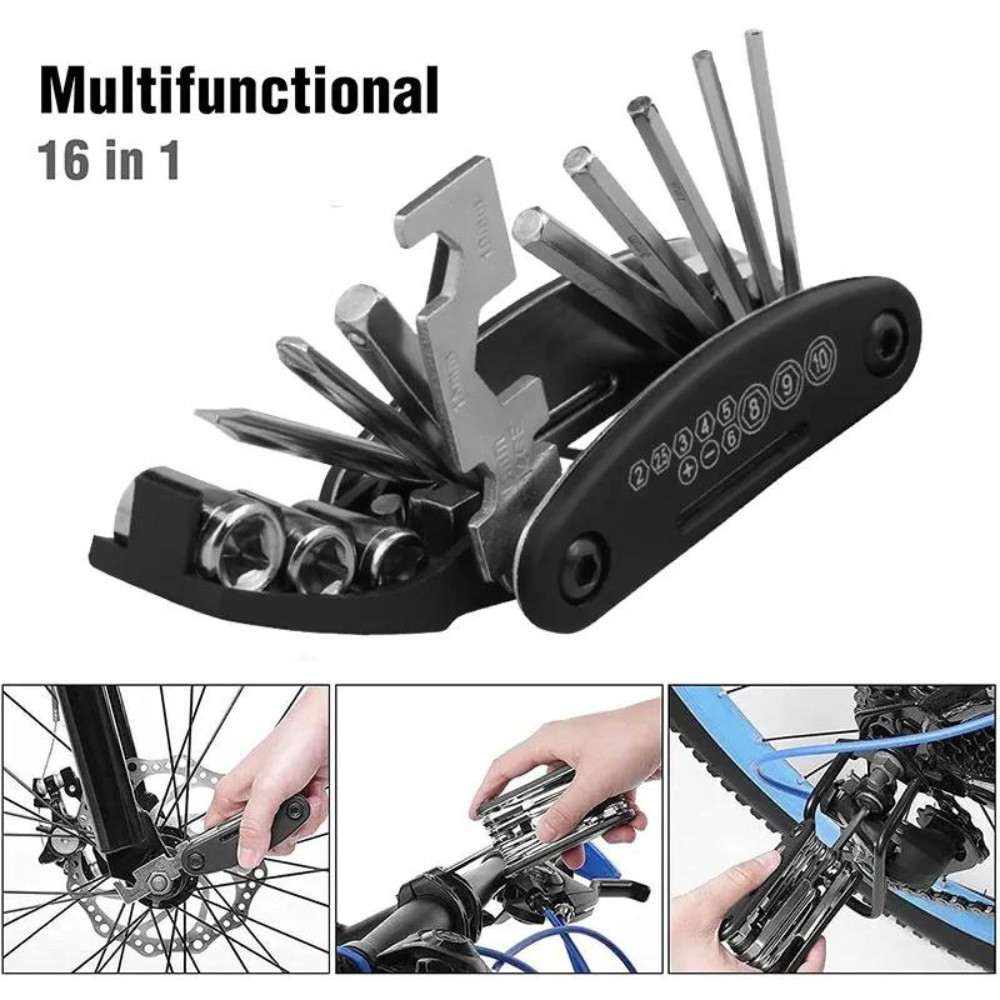 Kit Ferramentas Chaves Soquetes Para Manutenção Reparo Bicicleta Bike Multiuso em Oferta na Shopee