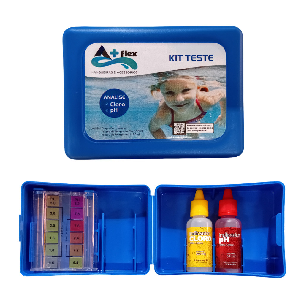 Estojo Teste - Cloro e pH - A+ Flex em Oferta na Shopee