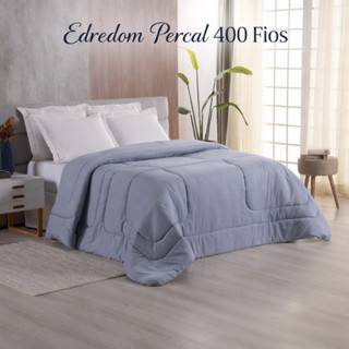 Edredom Cobertor Grosso Extra Macio Percal 400 Fios Antialérgico Toque Acetinado Solteiro Casal Queen King em Oferta na Shopee