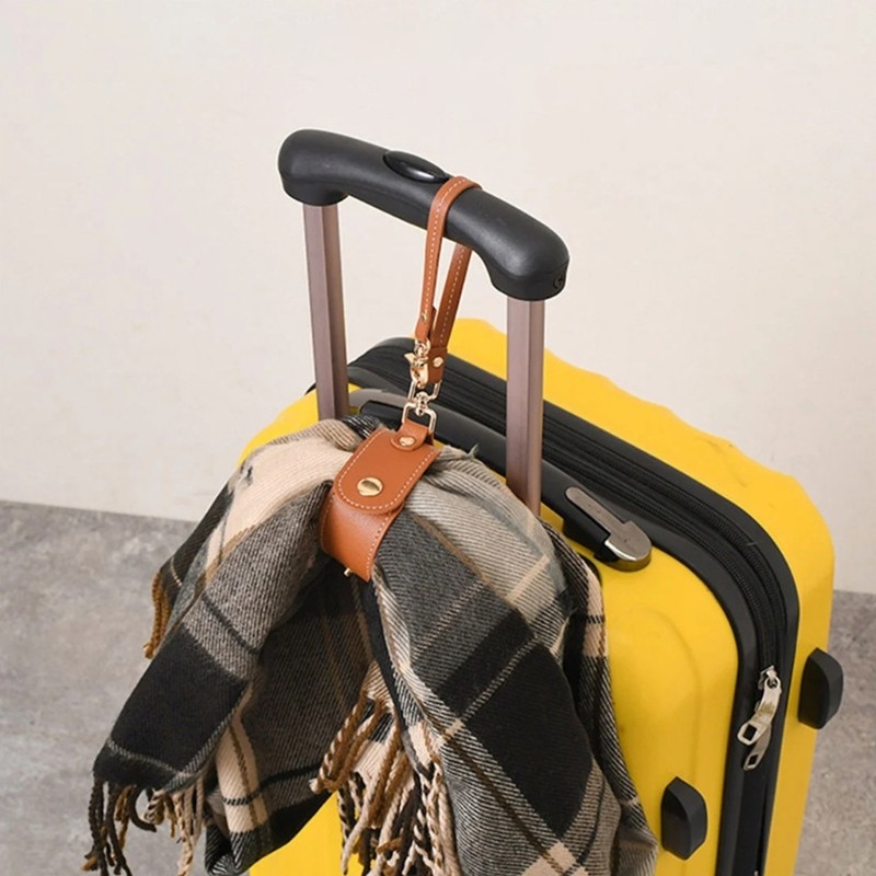 Estone Elegante Braçadeira Armazenamento Couro PU Suporte Alça Conveniente Fecho Para