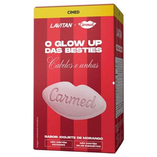 Lavitan Carmed Cabelos e Unhas com 60 Comprimidos em Oferta na Shopee