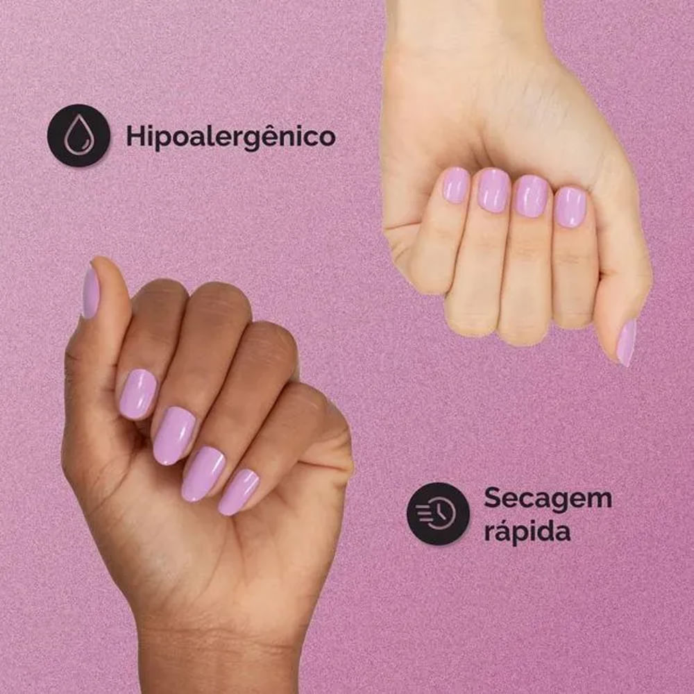 Esmalte Risqué Diamond Gel Buquê De Hortênsias 9,5ml