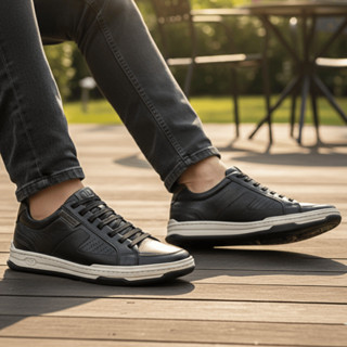 Sapatenis Masculino Democrata Couro Jay Tenis Casual Confortavel Leve em Oferta na Shopee