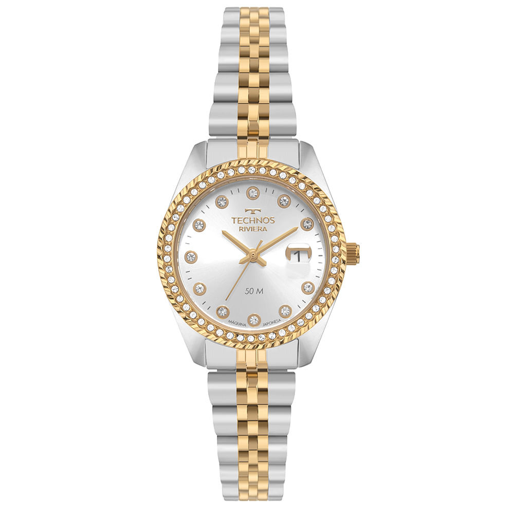 Relógio Technos Feminino Riviera Bicolor - 2015CEZ/1K