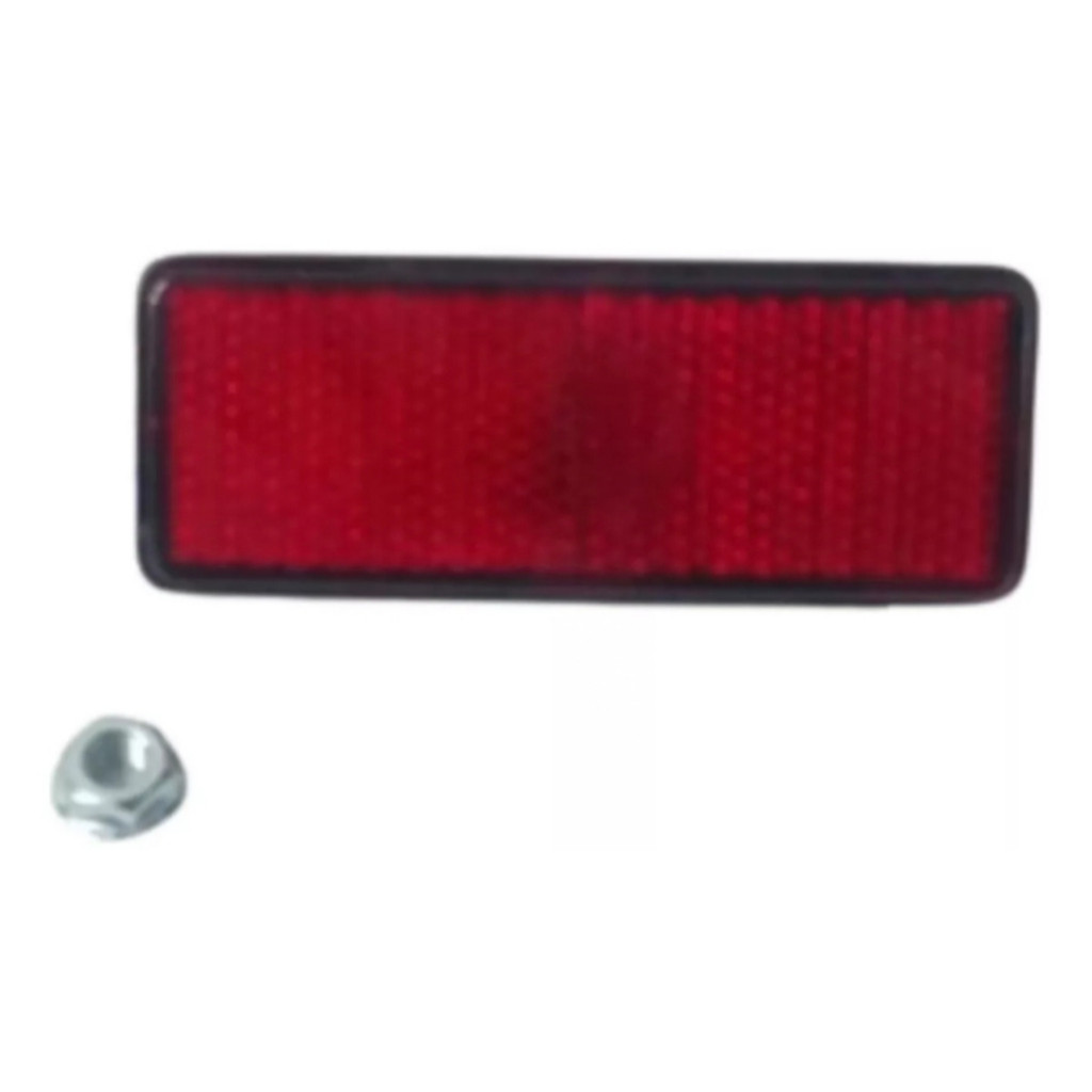 Olho De Gato Refletor Da Lanterna Vermelho YBR Fazer 125/150 Factor 125/150 Dt 200 Lander 250 Tenere 250 COM PORCA em Oferta na Shopee