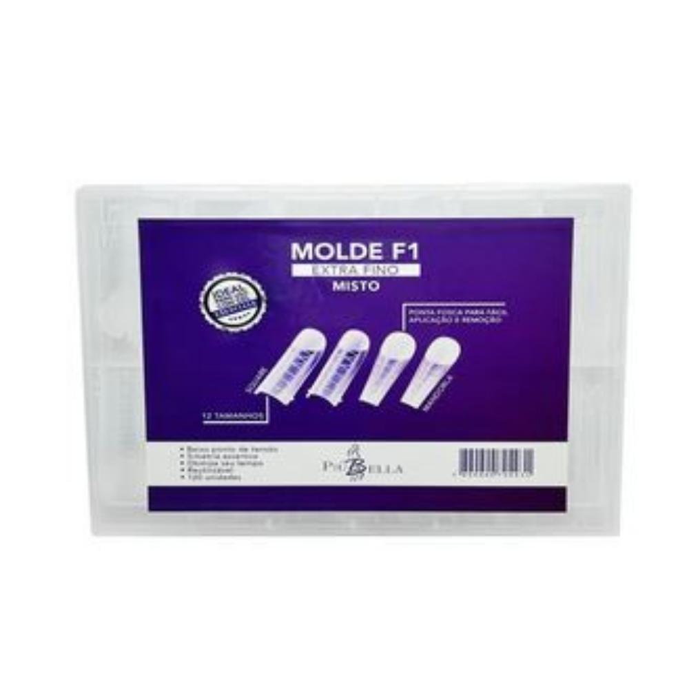 Piu Bella Molde F1 Extra Fino - Misto 120 Unidades Alongamento em Oferta na Shopee