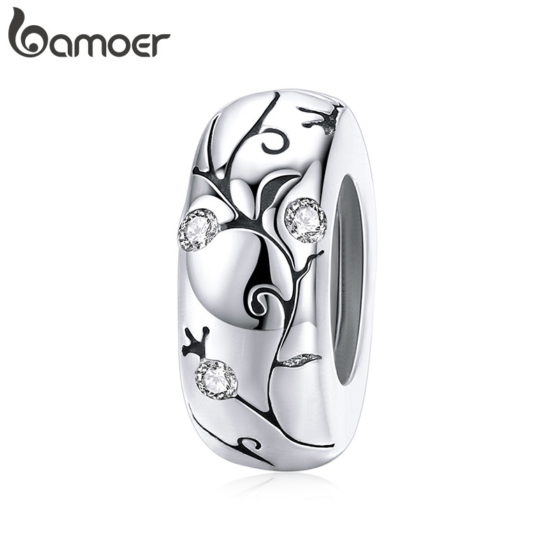 Bamoer Bead Classic Modelado Espaçadores De Silicone DIY Pulseira Colar Acessórios Para Presentes Femininos