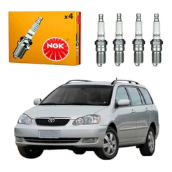 Jogo Velas Ngk Corolla Fielder 1.8 16v 2005 A 2008