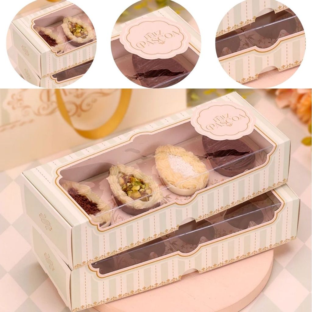 10 CAIXAS P/ 4 DOCES OU OVO 50G C/ VISOR RECORDAR 5506 ( PASCOA JANGO 2026 )