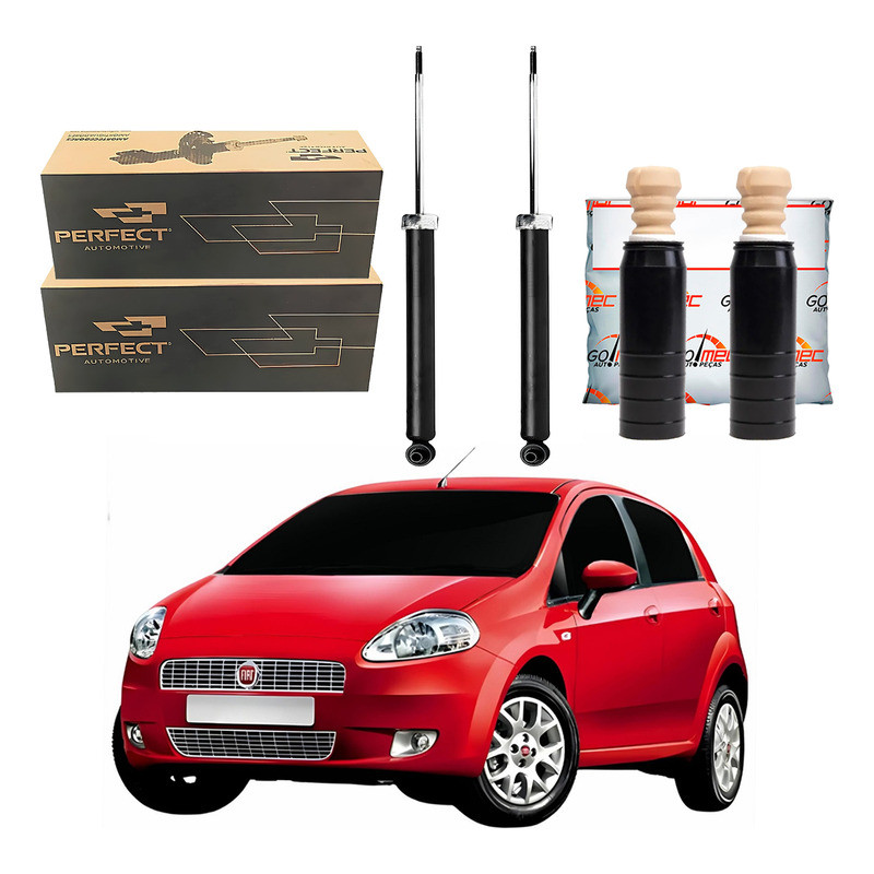 Kit Amortecedor Traseiro Punto 1.4 2007 A 2012