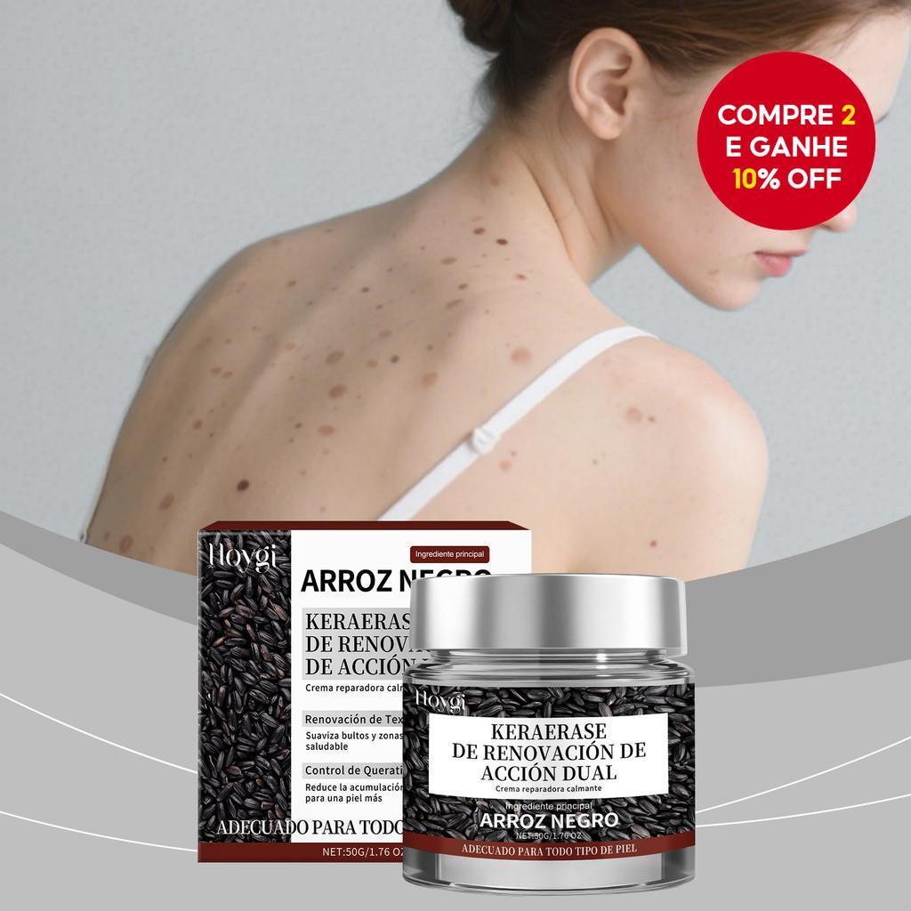 Imagem  Creme Calmante de Arroz Negro 50g com Niacinamida & Óleo de Semente de Chá, Hidratante e Clareador Natural para