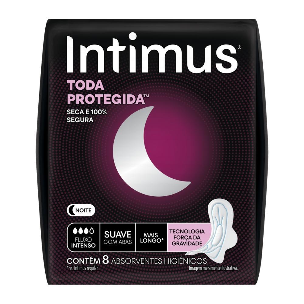 Absorvente Intimus Toda Protegida Suave Com Abas 8 Unidades em Oferta na Shopee