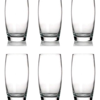 Jogo Kit Copo Vidro Oca 300ml C/6 Nadir - Agua Suco Drink Co Cor Transparente Transparente em Oferta na Shopee