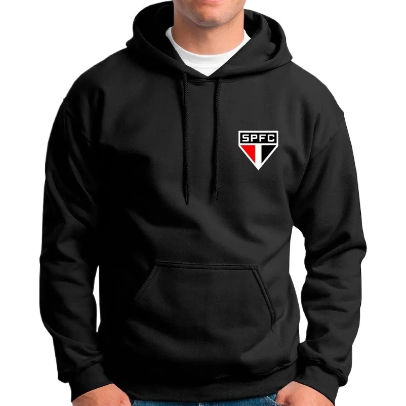 Blusa Moletom Time De Futebool SP  MODELO NOVO