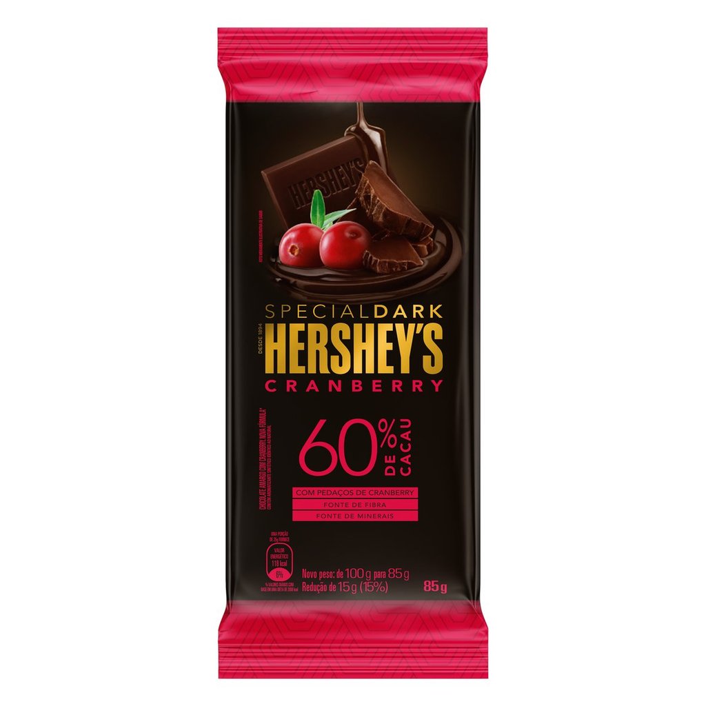 Chocolate Hershey's Cranberry 85g em Oferta na Shopee