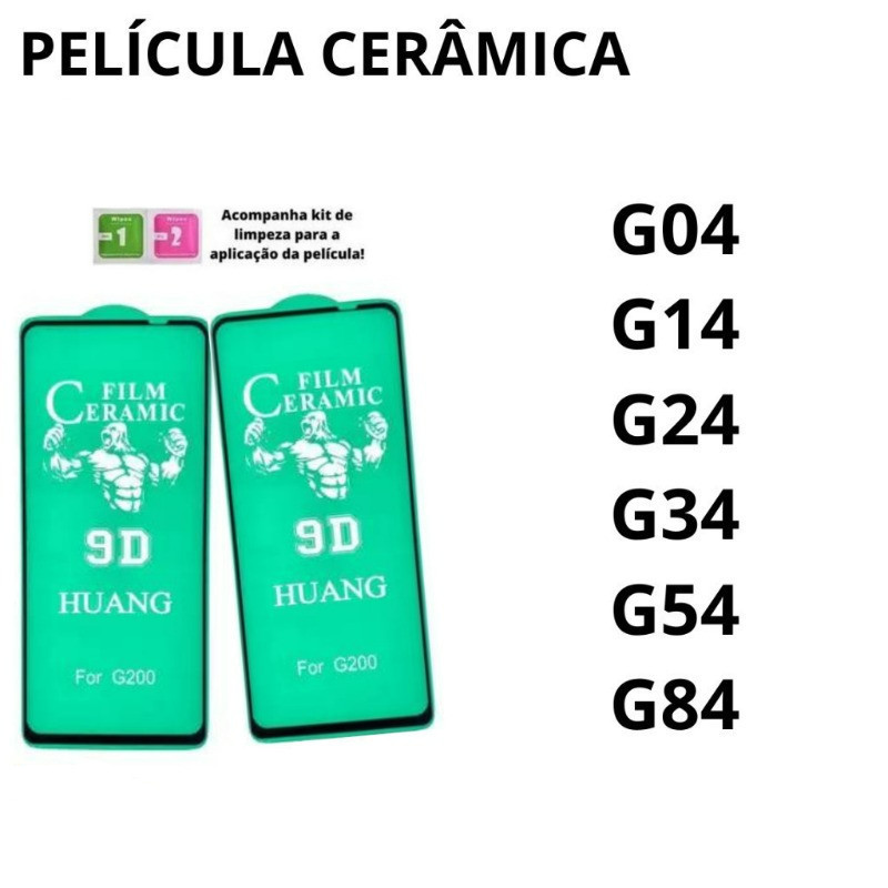 5PCS de Película Cerâmica Flexível 9D Para Moto G04 G14 G24 G34 G54 G84 em Oferta na Shopee