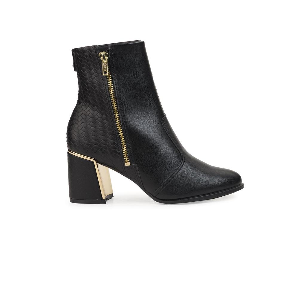 Bota Feminina Bebecê Glam Zip Moderna em Oferta na Shopee