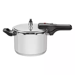 Panela de Pressão Tramontina Brava 22cm, 6 Litros, Inox, Fundo Triplo - 62416/220