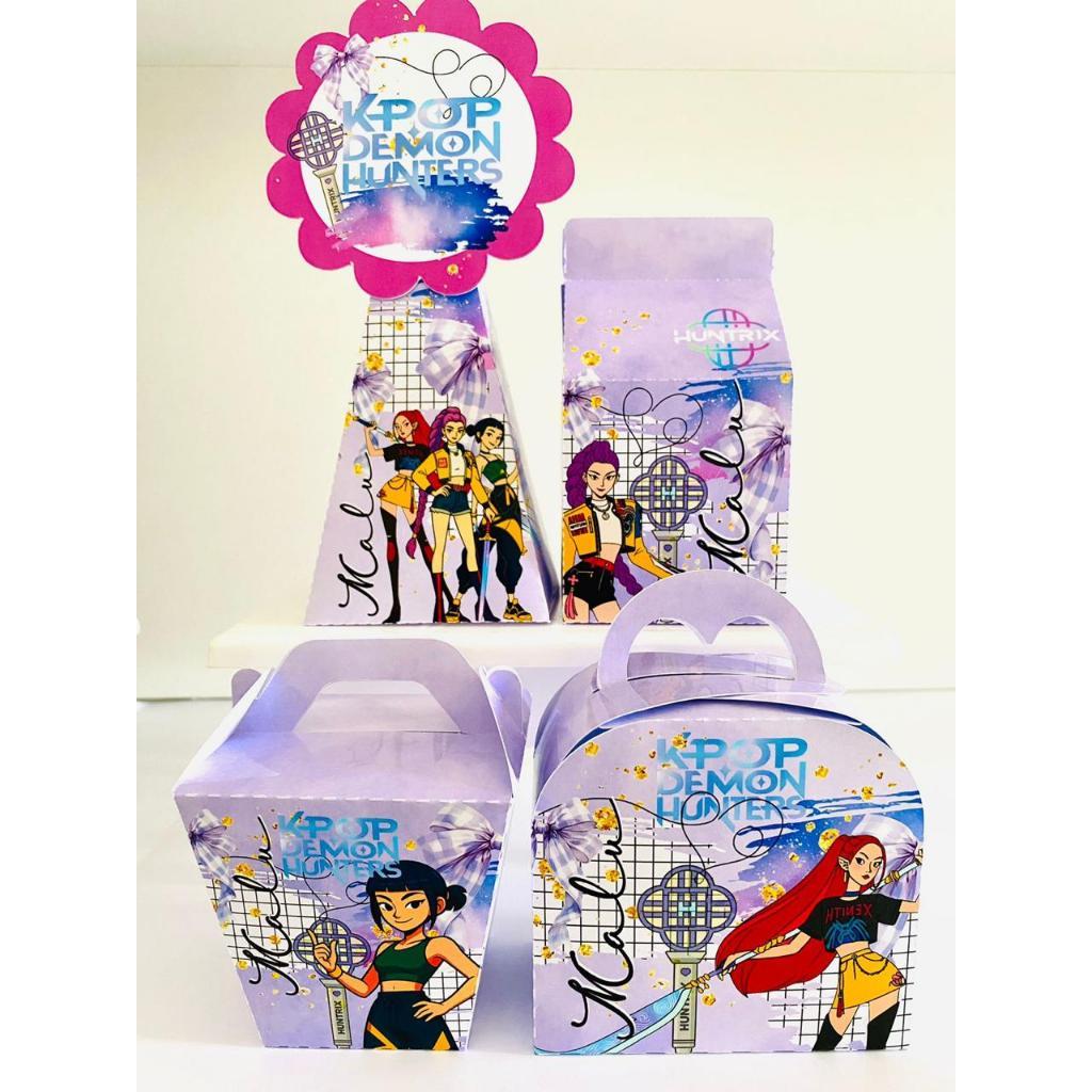 Kit Personalizados GUERREIRA K POP 1 PEGUE E MONTE  Lembrancinhas para festa/Aniversário