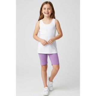Bermuda Ciclista Infantil Feminina Lilás em Oferta na Shopee