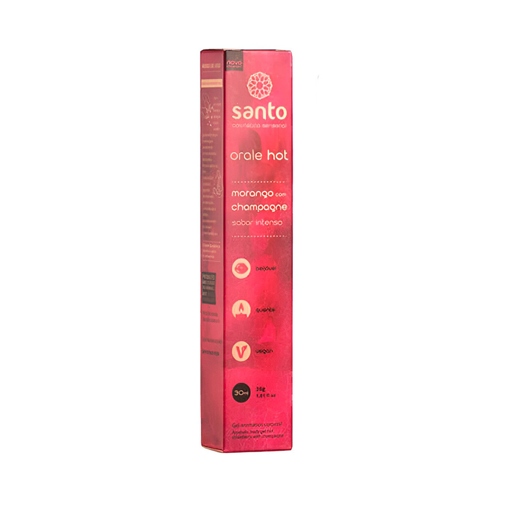 Gel Beijável para Oral - 8 Sabores | Santo Orale Hot ou Ice