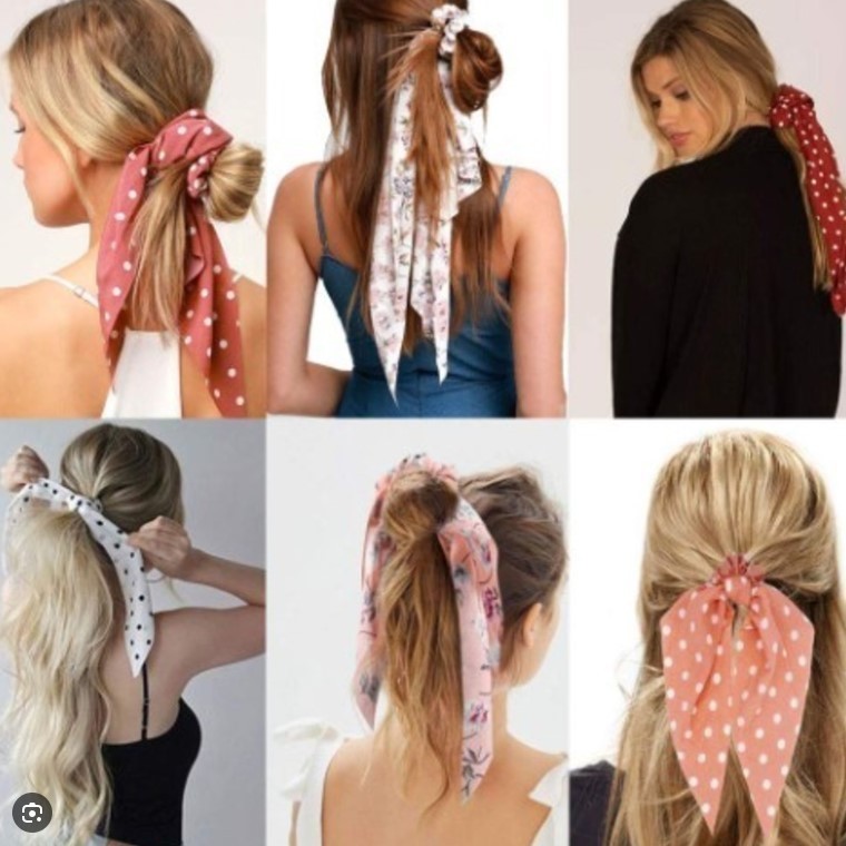 ANA1108 KIT 1/2/3/4unidades G Prendedor 2 em 1 de Cabelo/Rabico com LENÇO Removivel em Oferta na Shopee