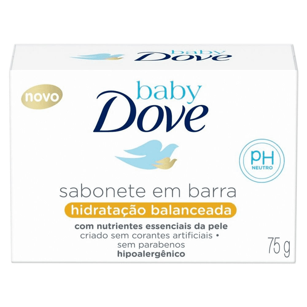 Sabonete em Barra Dove Baby Hidratação Balanceada 75g em Oferta na Shopee