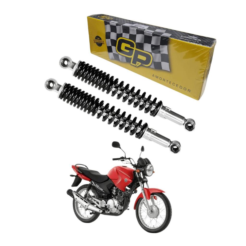 Par Amortecedor GP7 Regulável YBR 125 2000-2016 | Conforto e Segurança