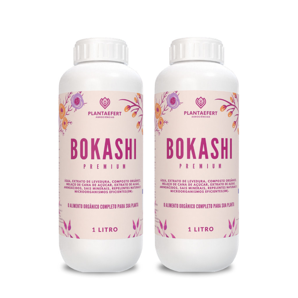 Bokashi Liquido 2 L Certificado Ecocert Rende 400 litros