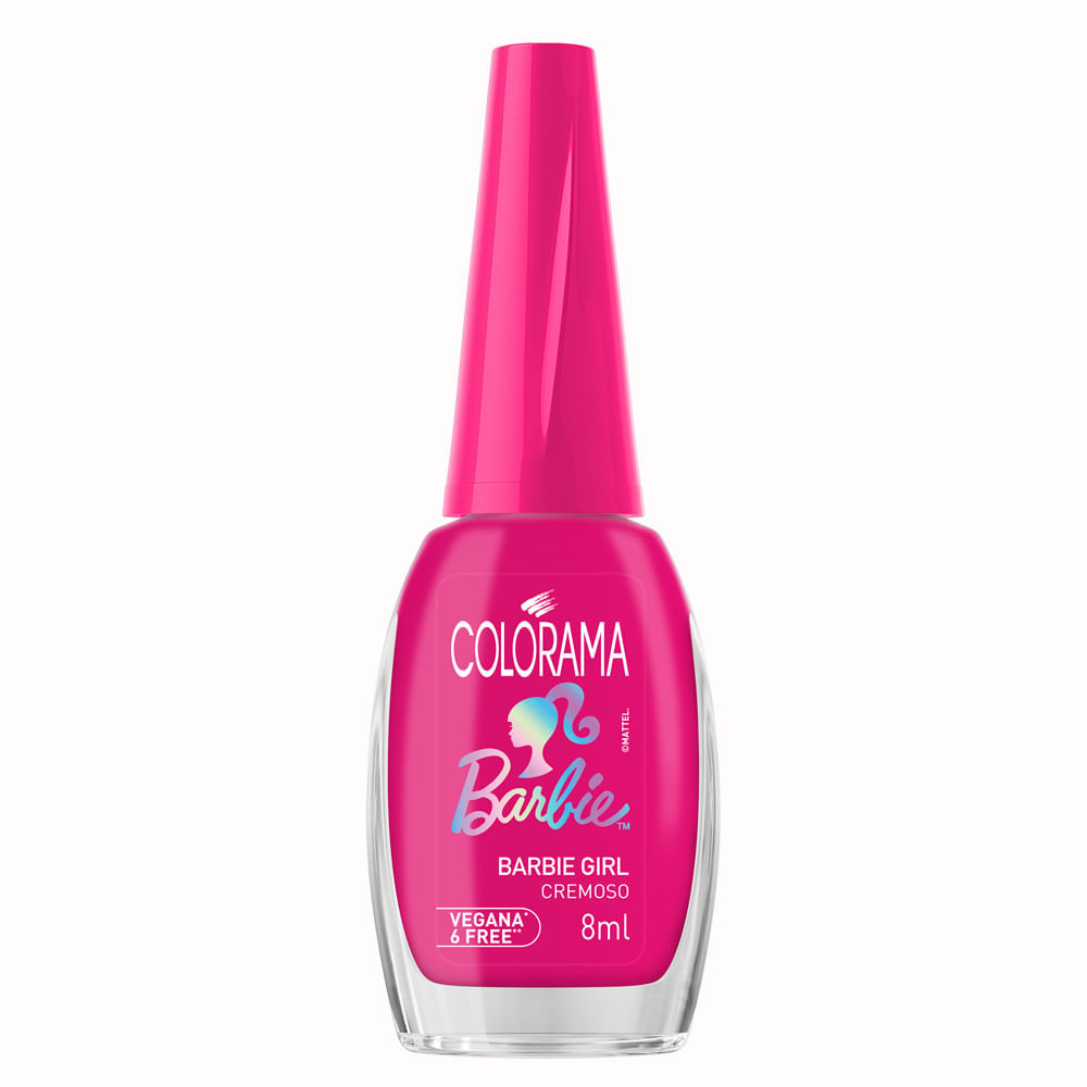Esmalte Colorama Cremoso Barbie Barbie Girl 8ml em Oferta na Shopee