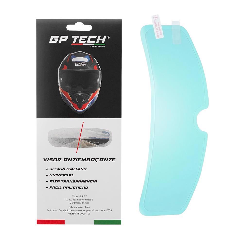 PELICULA PINLOCK ANTI EMBAÇANTE UNIVERSAL GP TECH CRISTAL