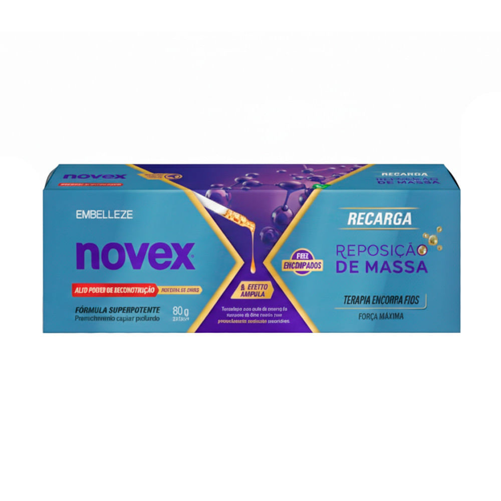 Recarga Reposição de Massa Novex 80g em Oferta na Shopee