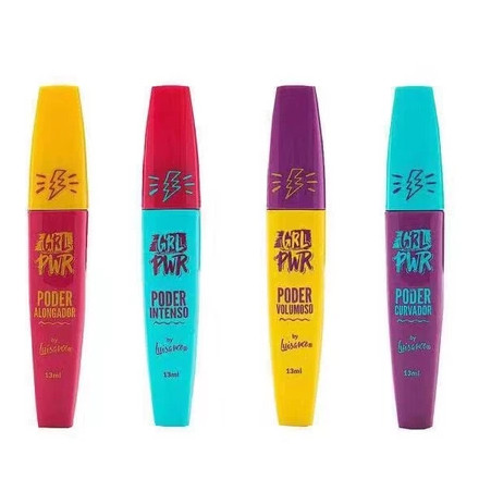 Máscara para Cílios Girl Powe  Luisance-ntenso, Curvador, Volumoso, Alongador