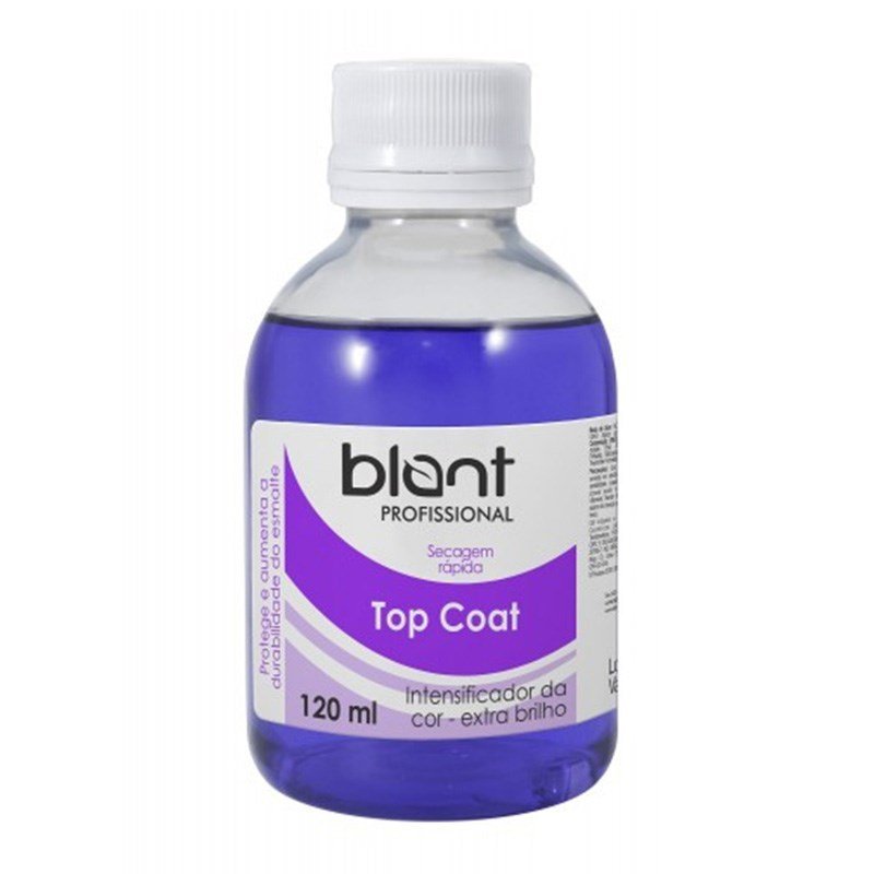 Base Profissional Para Unhas Blant Top Coat 120ml em Oferta na Shopee