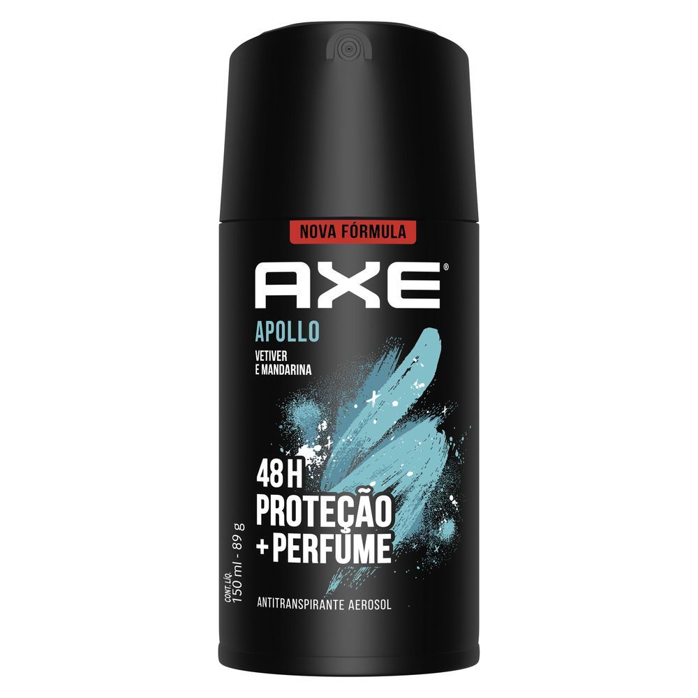 Desodorante Antitranspirante Aerosol Axe Apollo 150ml/90g em Oferta na Shopee