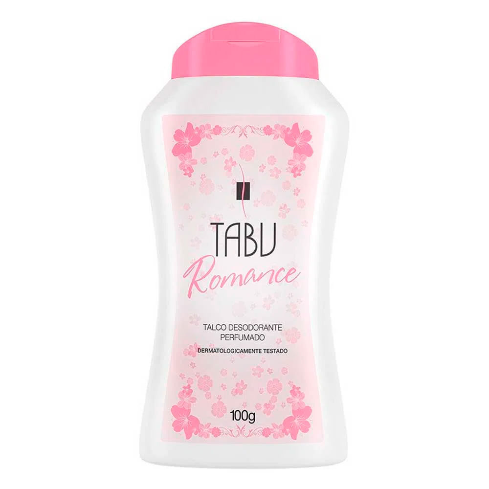 Talco Desodorante Tabu Romance 100g em Oferta na Shopee