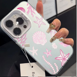 Capa Resistente A Choques Para iPhone XR 17 16 15 13 11 14 12 11 Pro Max Plus Air Pink Starfish Cover em Oferta na Shopee