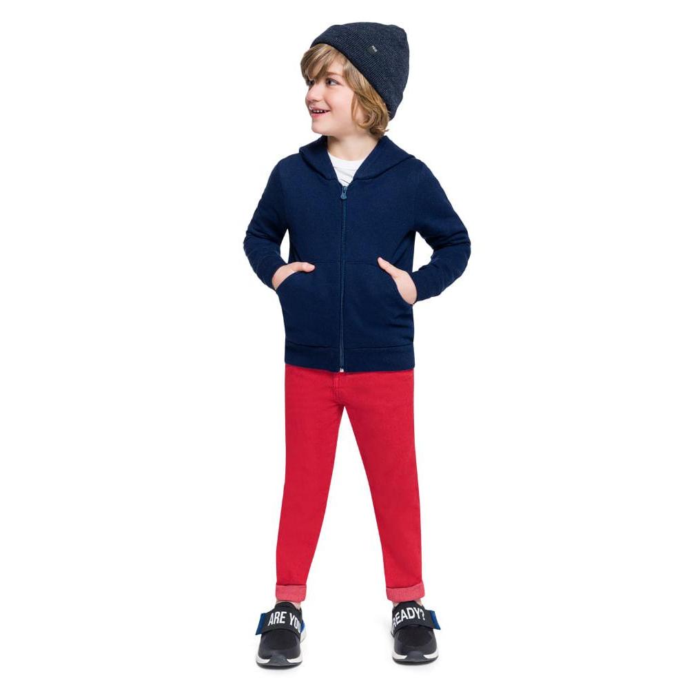 Jaqueta infantil menino em moletom Brandili em Oferta na Shopee