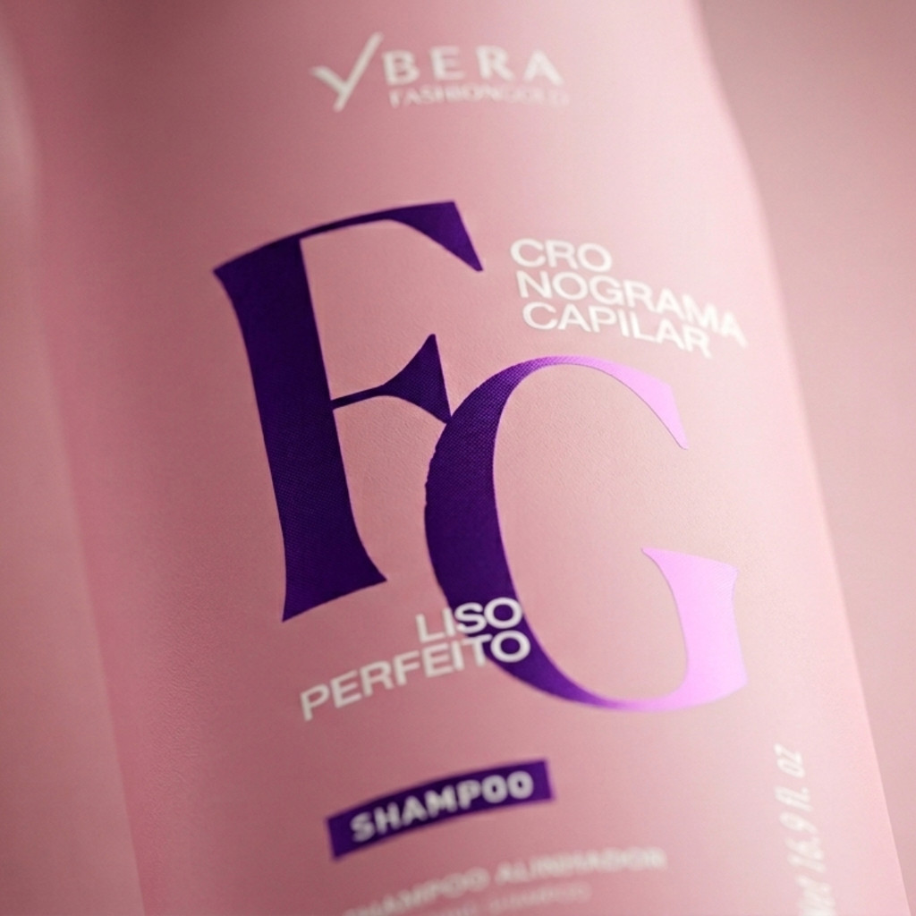 Shampoo Cronograma Capilar Liso Perfeito - Fashion Gold · foto 2