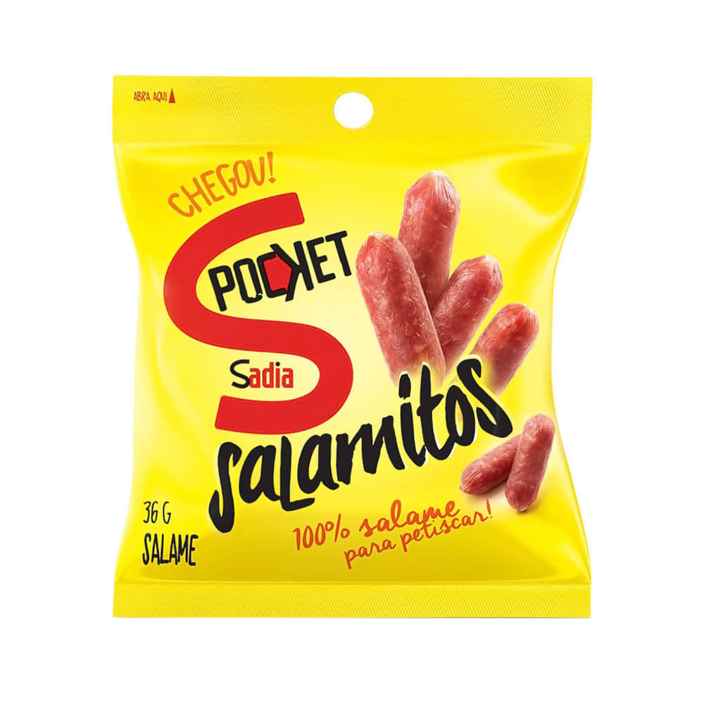 Salamitos Pocket Sadia com 36g em Oferta na Shopee