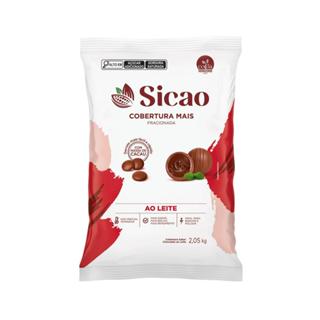 Cobertura Gotas Sicao Mais Ao Leite 2,05kg em Oferta na Shopee