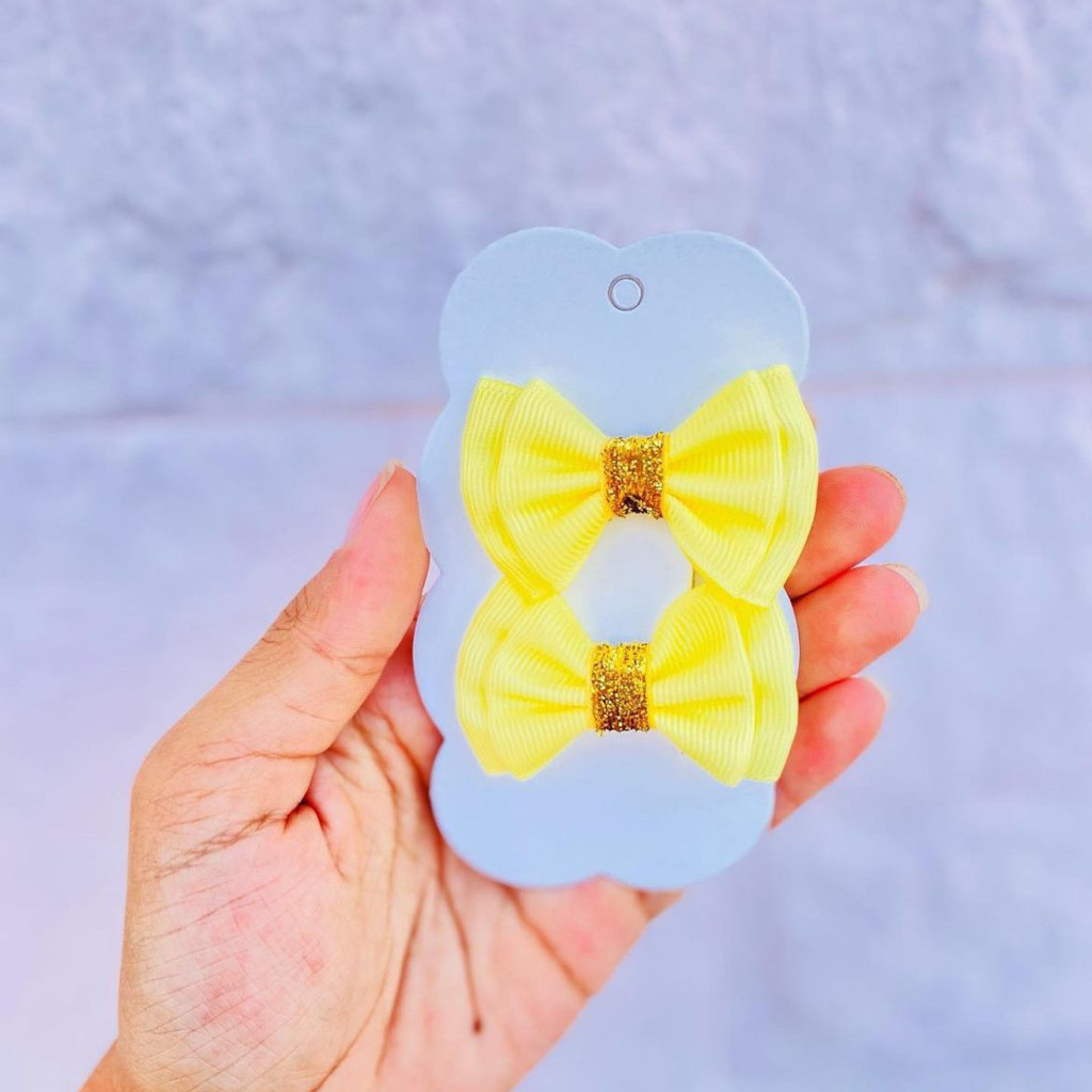 Dupla de laço /Duplinha de laço / Duplinha amarela em Oferta na Shopee