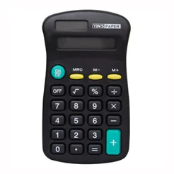 Calculadora de bolso 8 dígitos Preta YP7320 Yins