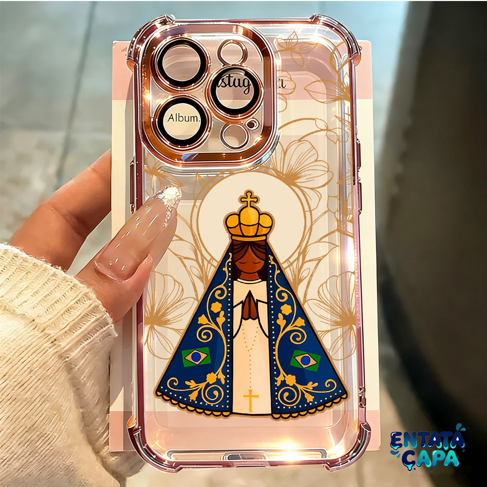 Capa Anti-Queda Para iPhone 13 16 15 14 Plus 12 11 17 Pro Max Capinha Aparecida Transparente Capas para Celular em Oferta na Shopee