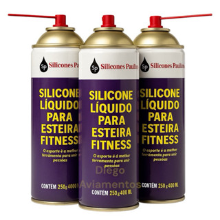 Kit 3 Silicone Lubrificante P/ Esteira Ergométrica 400ml em Oferta na Shopee