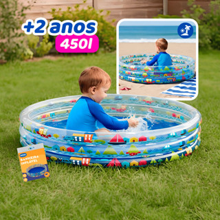 Banheira Piscina Infantil Inflável Redonda 450 Litros Mor em Oferta na Shopee