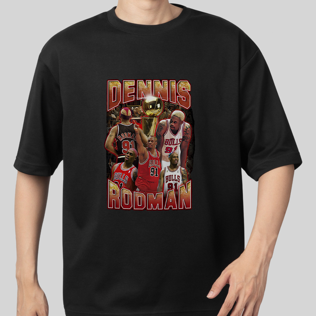 Camiseta Dennis Rodman Estampada NBA Bootleg Unissex 100% Algodão Top Premium Streetwear Lançamento Varias Cores!!